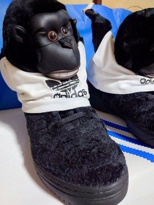 adidas gazelle silver green womens Adidas Jeremy Scott Gorilla Black