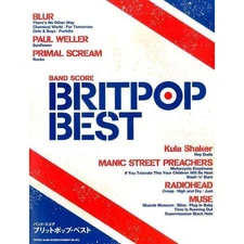 Britpop Best Band Score Sheet Music Book Used