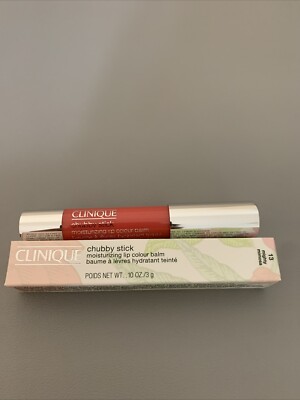 Clinique Chubby Stick Moisturizing Lip Colour Balm  (13 Mighty Mimosa) 3g NIB