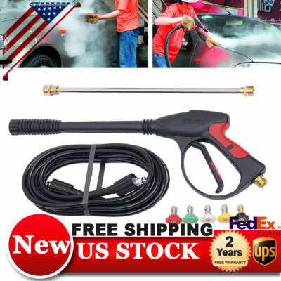 For Craftsman  High Pressure Power Washer Spray Gun Wand Hose Kit+5 Tips New