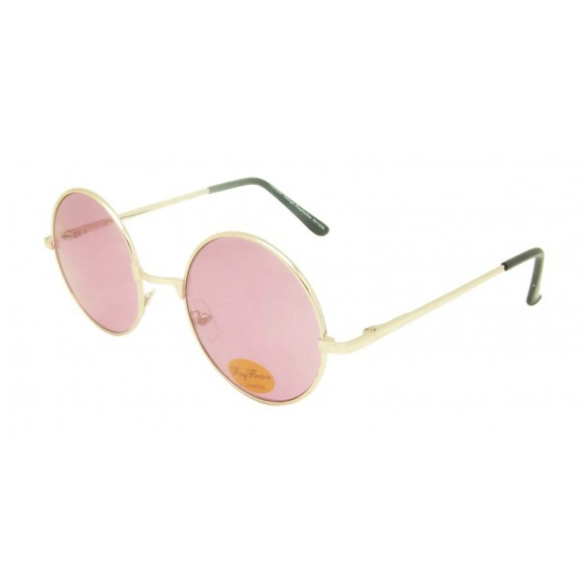 Occhiali Da Sole Stile John Lennon, Tondi Vintage, Montatura Metallica, Lenti UV400, Per Viso Piccolo - Foto 2