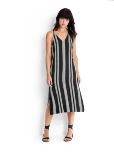 Viscose Striped Dresses for Women