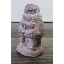 ISABEL BLOOM 1992 PINK 1.75" MINI HUGGING FRIENDS SCULPTURE FIGURE SIGNED VTG