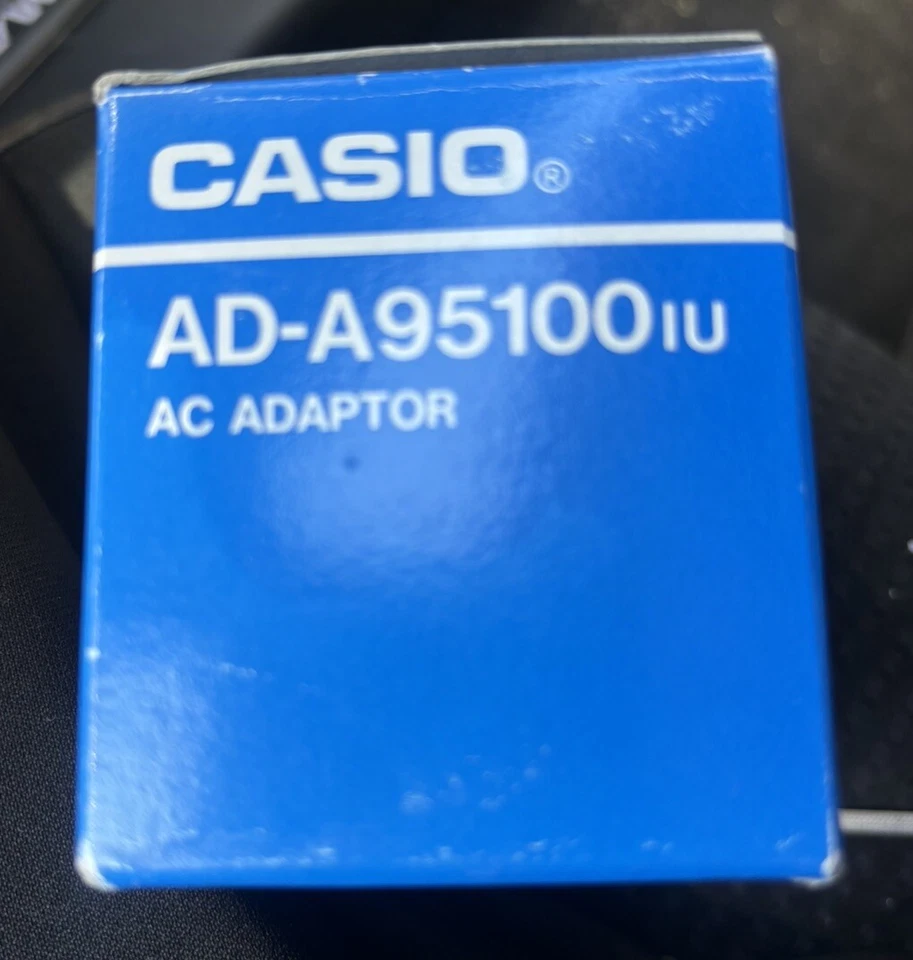 NOS Genuine Casio AD-A95100IU AC/DC Wall Adapter CLS 2 Power Supply 9.5V 1000mA - Image 3 of 4