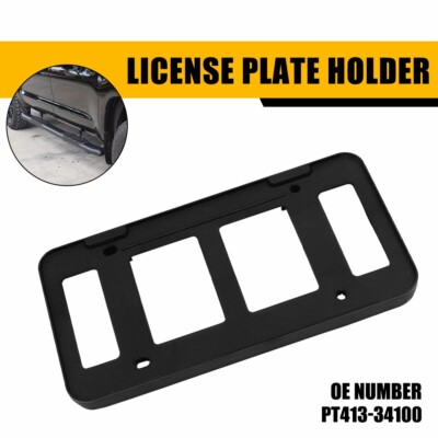 Black For 2007-2013 Toyota Tundra Front License Plate Bracket