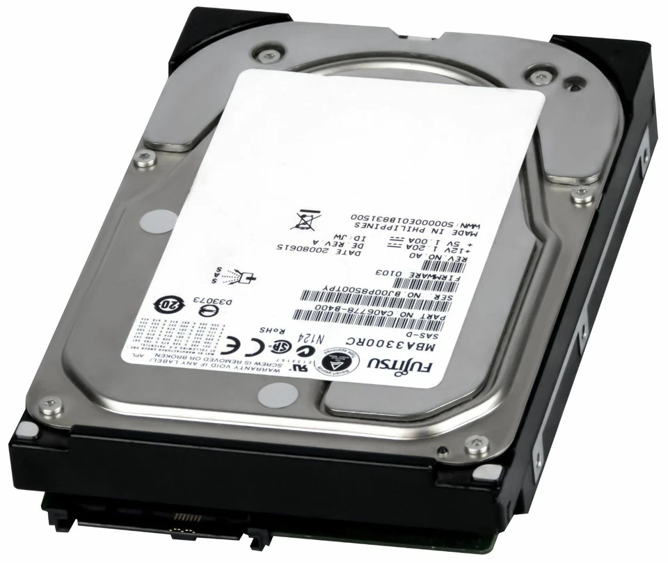 Disque Dur Fujitsu 300GB 16MB Cache SAS MBA3300RC 15000T/min 3.5'' Pouces - Photo 3/3