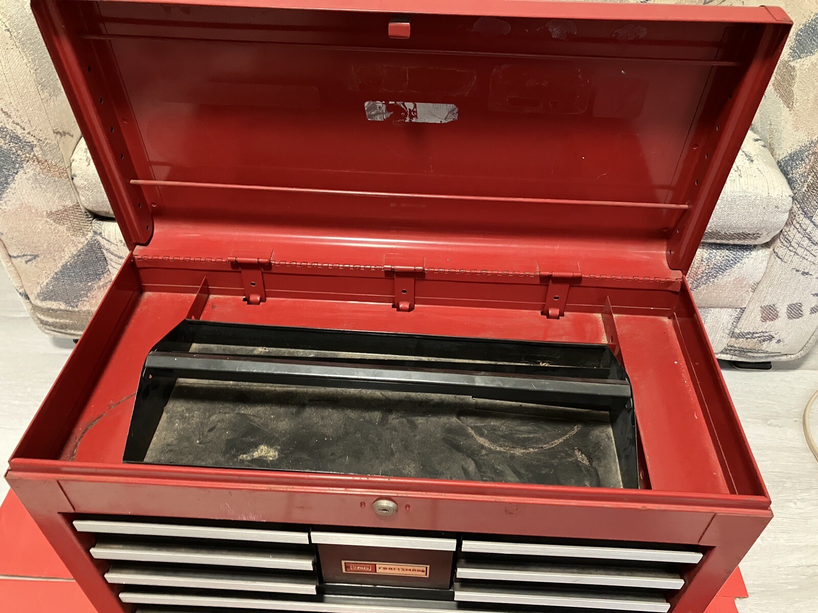 Vintage 1979 Craftsman 10 Drawer Top Tool Box! Nice Solid Condition eBay