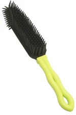 Rubber Bristle Upholstery Cleaning Brush - Great For Pet Hair (GREEN)
