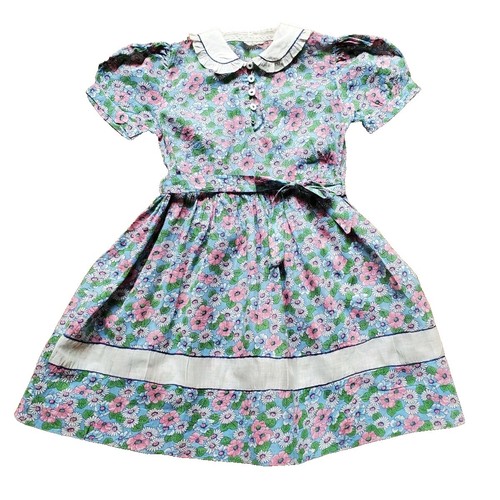 sachin and babi light blue dress Hand Embroidery Smocking Baby Dresses main image 0