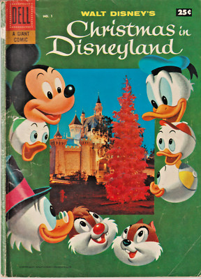 WALT DISNEY'S  CHRISTMAS IN DISNEYLAND  CARL BARKS   DELL  SILVER-AGE  1957