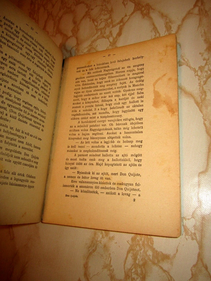 DON QUIJOTE DE LA MANCHA EN HÚNGARO, quizás 1926. CERVANTES. HUNGRÍA - Imagen 4 de 4