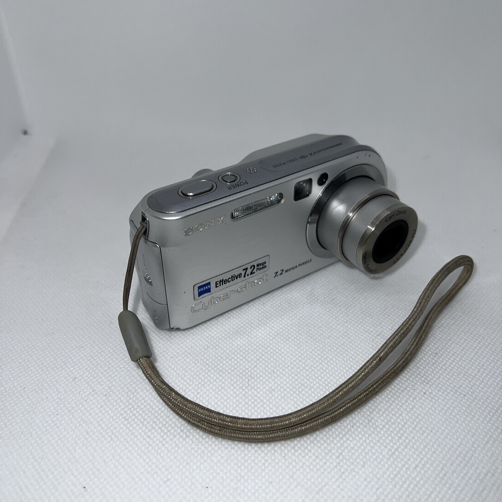 Sony Cybershot DSCP200 7.2MP Digital Camera Silver for sale online