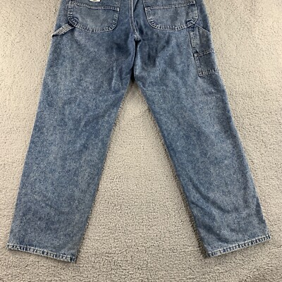 Vintage Lee Dungarees Jeans Mens 36x34 Carpenter Relaxed Straight Vintage Lee Dungarees Jeans Mens 36x34 Carpenter Relaxed Straight
