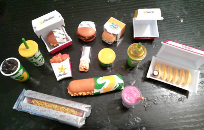 14 NEW Zuru 5 surprise mini brands SUBWAY SONIC TGIF WHITE CASTLE FAST FOOD SET