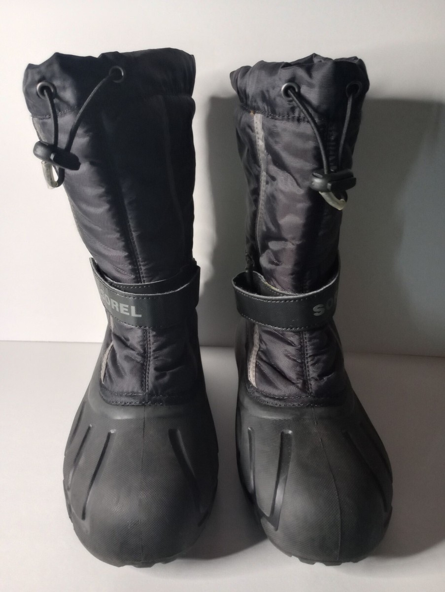 Sorel 12” Flurry Weather Snow Boots. Black and Royal. Sz. 7 FLURRY™ Children main image 2