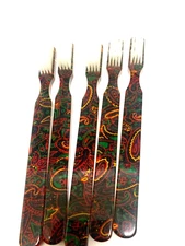 5-PACK FUN Vintage NEW Designer Toothbrush  By Alan Stuart New York