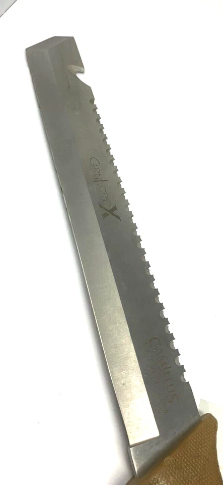 Cuchillo de hoja fija Camillus Titanium Carnivore X, 11,5"; Full Tang Foto 2 de 4