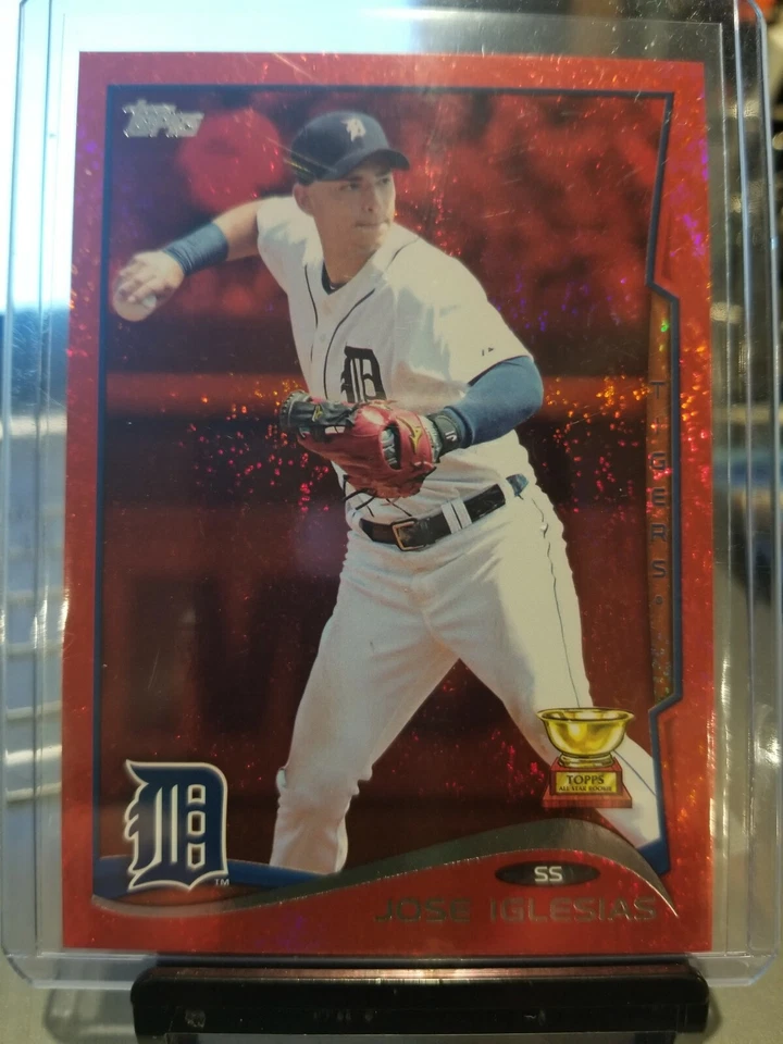 2015 JOSE IGLESIAS TOPPS RED HOT FOIL #653 MINT. ( ANGELS.) RARE. - Image 3 of 4