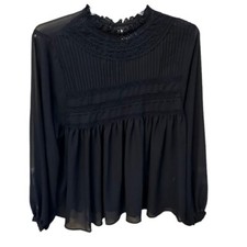 Womens Band of Gypsies Black Charmante Lace-T...