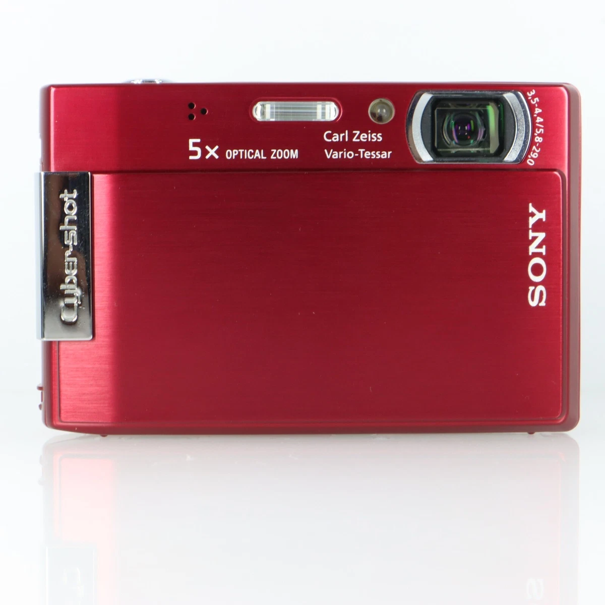 【動作確認済】SONY Cyber-shot DSC-T100 レッド Sony Digital Camera Cyber-shot DSC-T100 Red 8.1 MP 5x Zoom 90% NEW