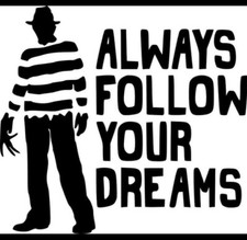 Freddy Krueger Decal