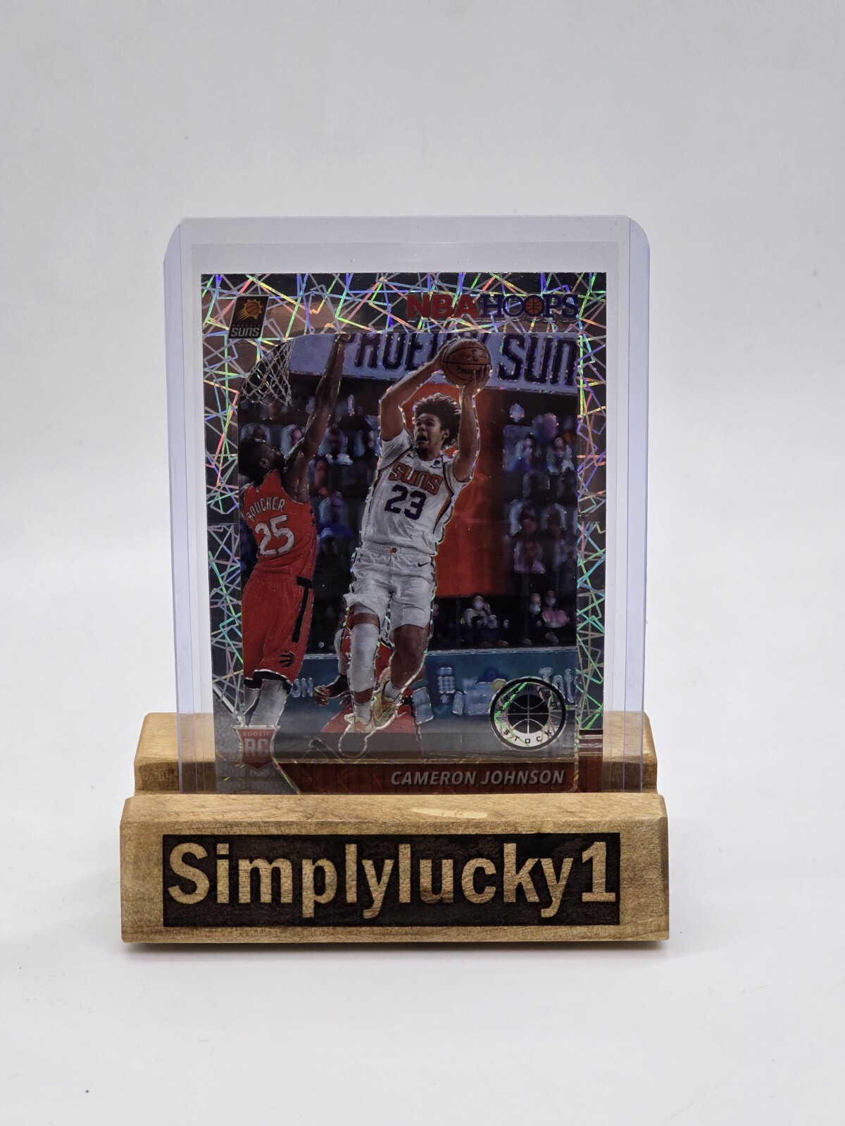 2019-20 Panini NBA Hoops Premium Stock - Silver Lazer Prizm #208 Cameron Johnson