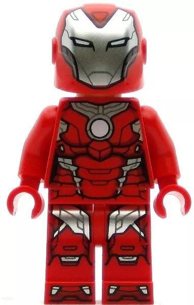 LEGO Marvel Super Heroes: Avengers: Iron Rescue Minifigure (Pepper Potts)  in Red Armor with Drone