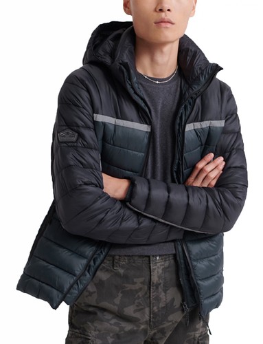 Superdry Mens Dolman Downhill Racer Fuji Jacket - Black - Size 3XL