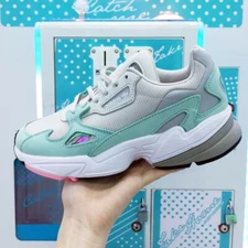  ADIDAS WOMEN  ORIGINALS FALCON SHOES WATERMELON, SZ 8( B28127)