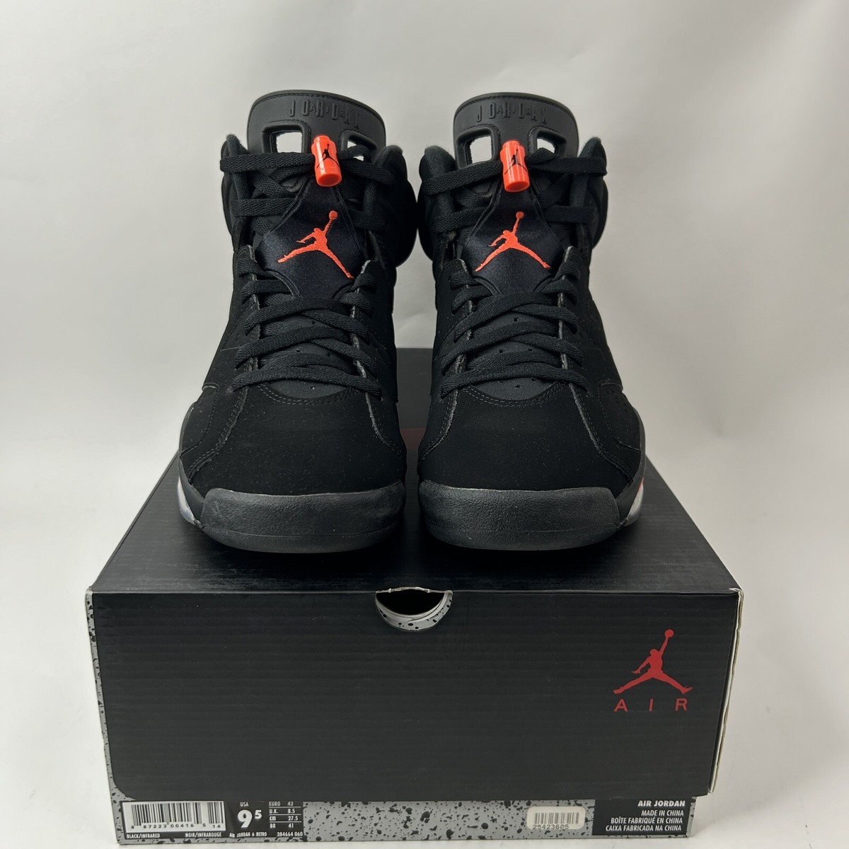 Nike Air Jordan 6 Retro OG “Black Infrared/Bred” 2019 384664 Nike Air Jordan 6 Retro OG “Black Infrared/Bred” 2019 384664