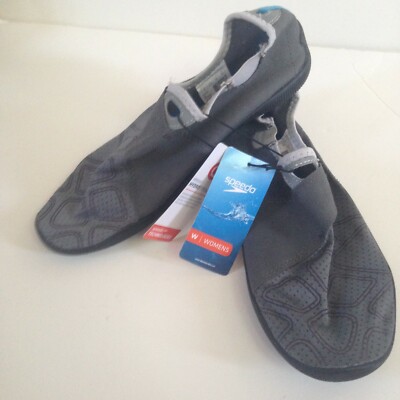 NEW! Speedo Water Shoes Women's Size Gray Hydro Tread