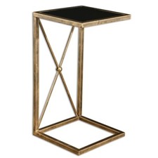 Uttermost Zafina Gold Side Table - 25014