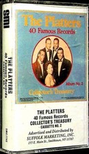 The Platters 40 Famous Records Vintage 1985 Cassette No. 2 Collector's Treasury