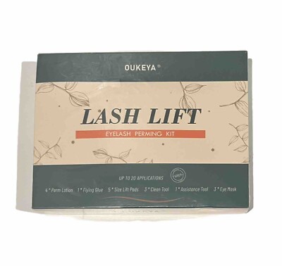 Eyelash Perming Kit: 40  Lotion, Flying Glue, Lift Pods, Mask & Tools NEW