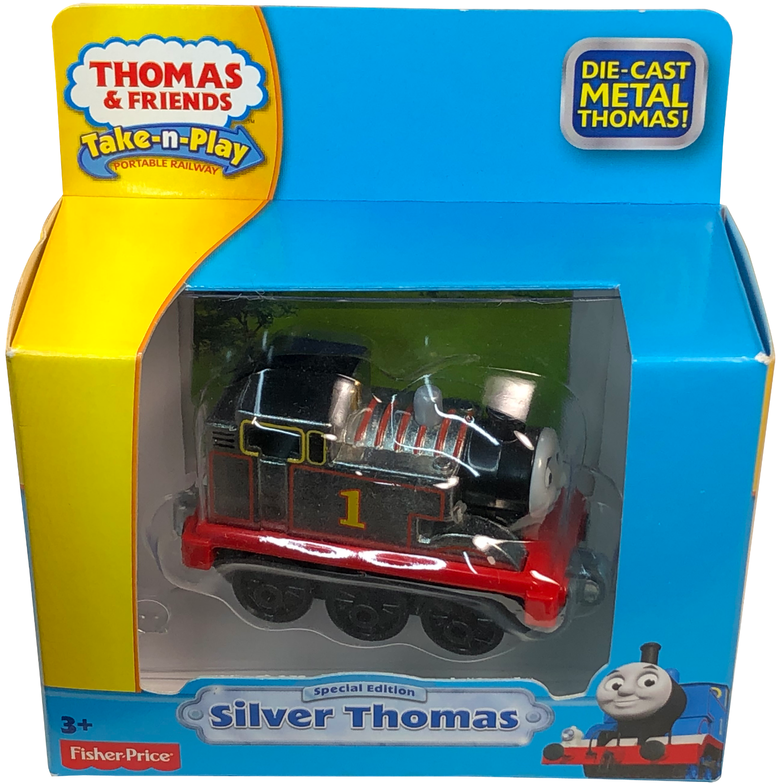 silver thomas the train