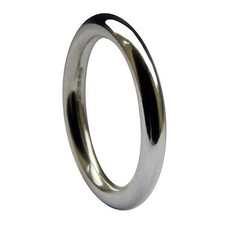 3mm 925 Sterling Silver Round Halo Wedding Rings UK HM Solid Band 4.7g NEW & Box