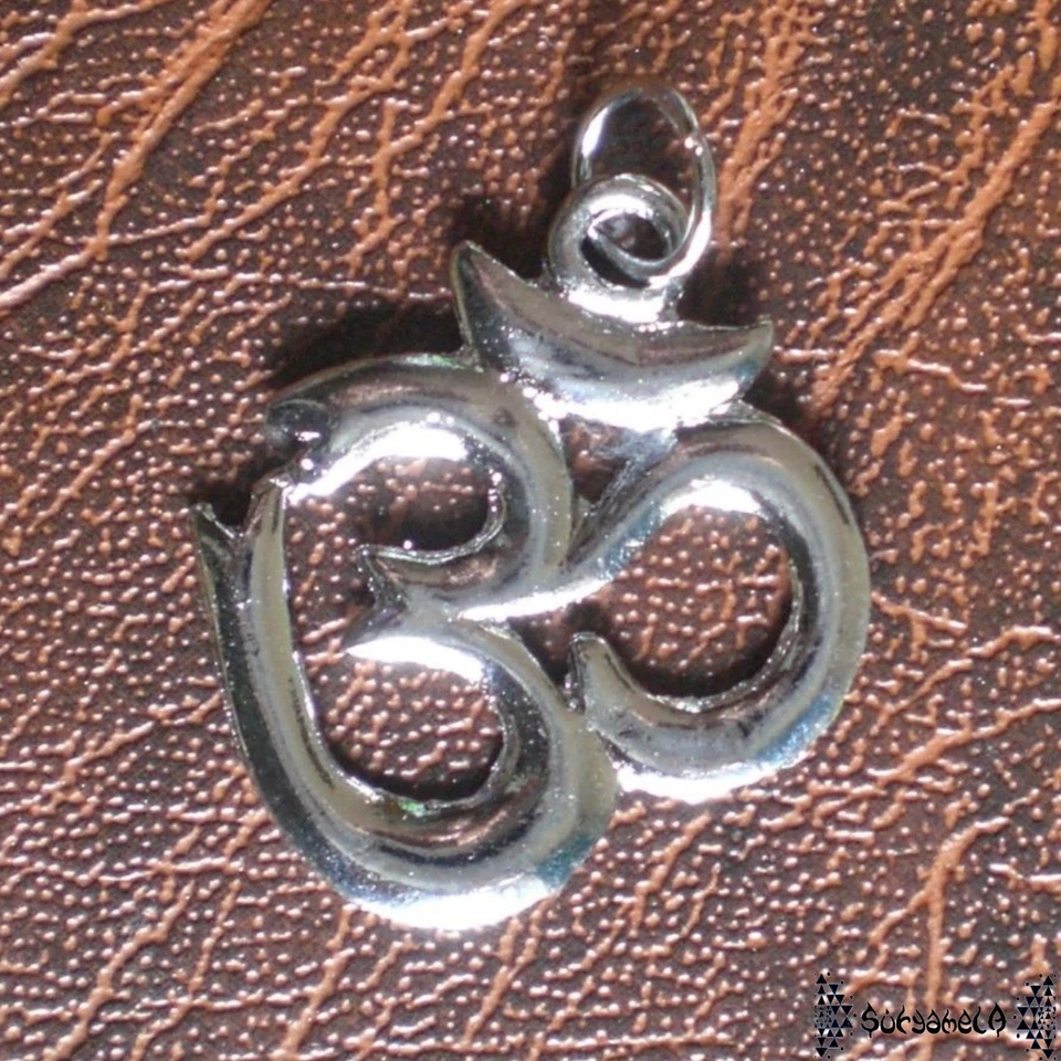 MARKENLOS Om ANHÄNGER goa psy hippie elfen ying yang indien nepal Yoga trance BOHO pendant