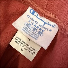 Champion Red Tracksuit Set Hoodie Jogger Pants Men's XL L Regular Fit Solid