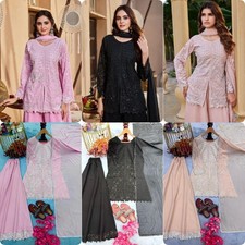 PUNJABI SHARARA PLAZZO KURTI PLAZZO SALWAR KAMEEZ SUIT WOMEN READY MADE DESIGNER