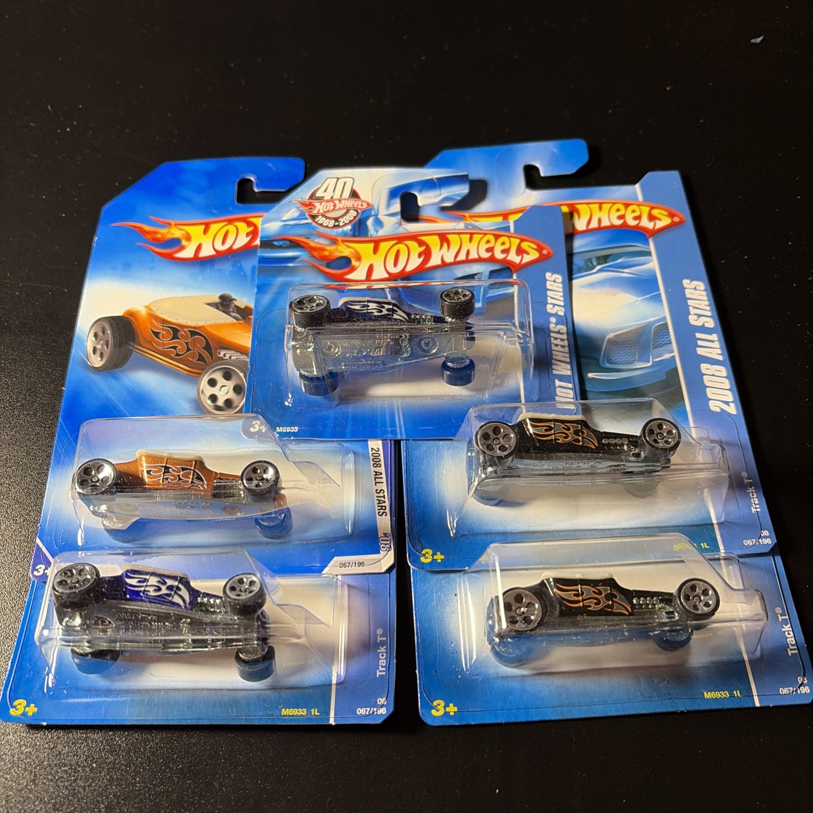 Hot Wheels 2008 Track T Lot Of 5 Variations 