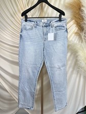 Pistola Womens Riley Mid Rise Relaxed Girlfriend Jeans Saint Vincent Size 32 NEW