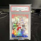 2023 Panini Select Patrick Mahomes II #49 Red & Blue Prizm Die-Cut PSA 8