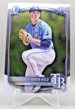 2025 Bowman Chrome Prospects #BCP-14 Owen Wild Rays