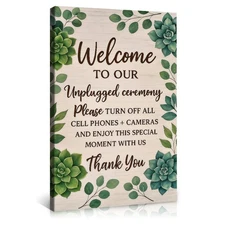 A Ceremony for Those Without Cell Phones Wall Art Poster Family Education Canvas