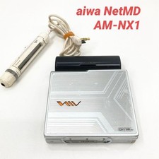 AIWA AM-NX1 MiniDisc Player Recorder NetMD Portable Recording NO DUTY