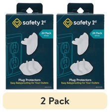 2 pack Plug Protectors 24pk , White, Toddler