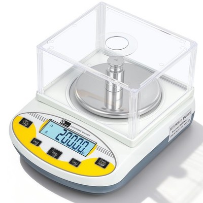 Laborwaage mit 1000g,0.01g Genauigkeit Digitale Analysewaage Elektronische Pr...