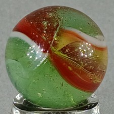 Vintage Peltier Rainbo Marble .58 Inches Near-Mint Condition Combined Shipping