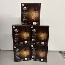 10 Bulbs GE Vintage Style LED 60W Clear Warm Candle Light ST19 Dimmable