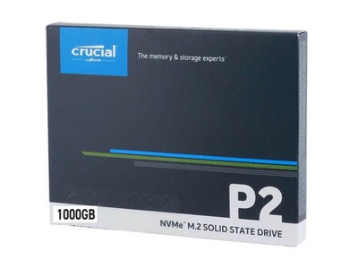 Crucial P2 Series, 1TB (1000GB) 3D NAND NVMe PCIe M.2 SSD CT1000P2SSD8